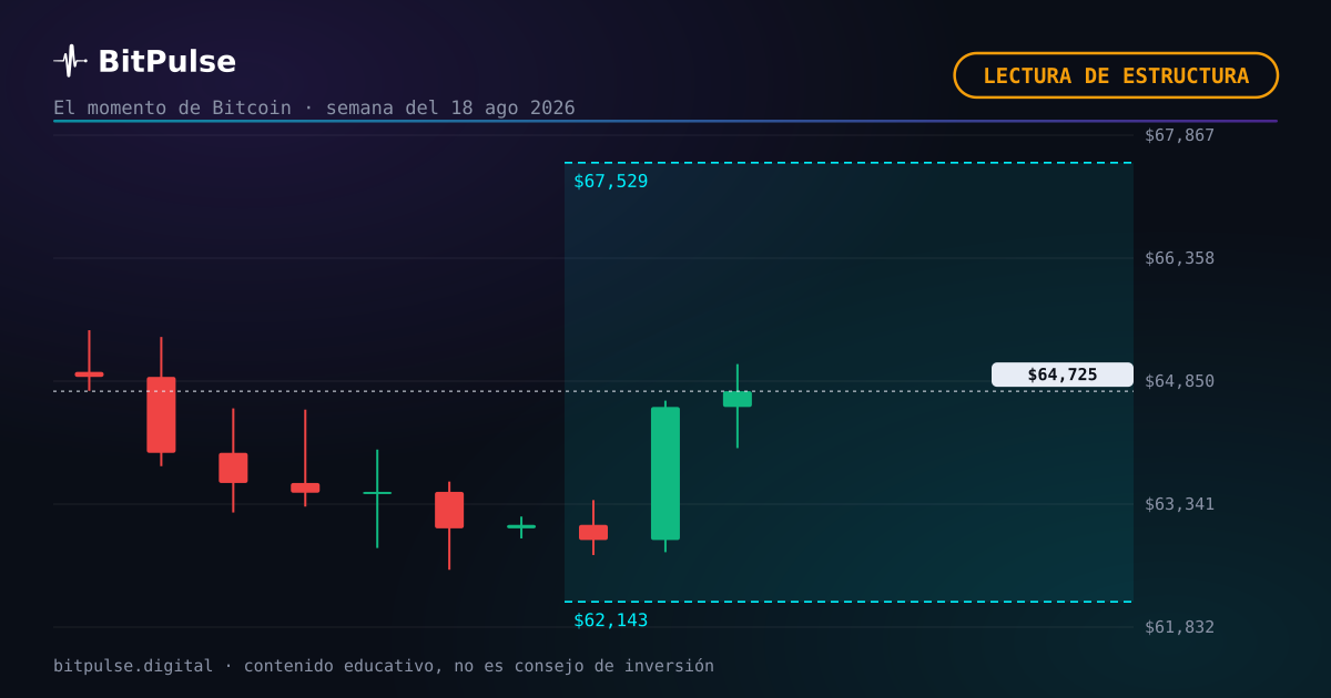 Dónde está Bitcoin esta semana: mercado plano y sin dirección
