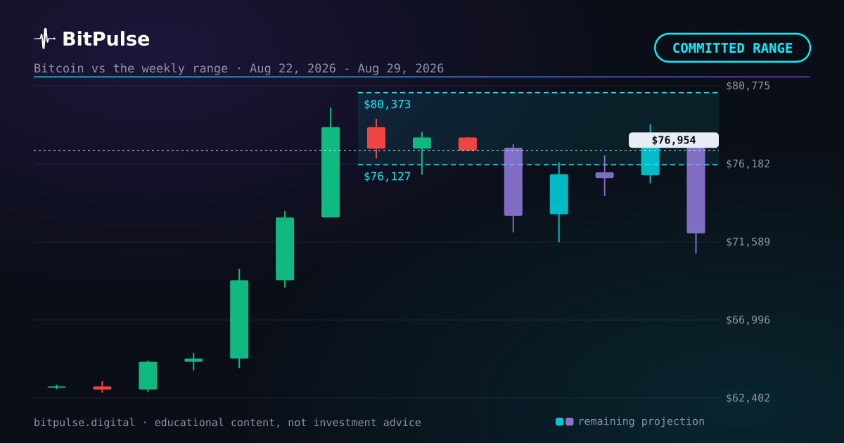 Bitcoin weekly forecast: $76,127 to $80,373