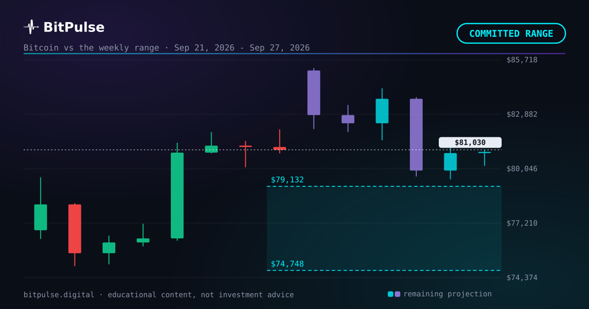 Bitcoin weekly forecast: $74,748 to $79,132